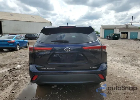 2021 Toyota Highlander L from USA, damaged, VIN 5TDBZRBH9MS552153